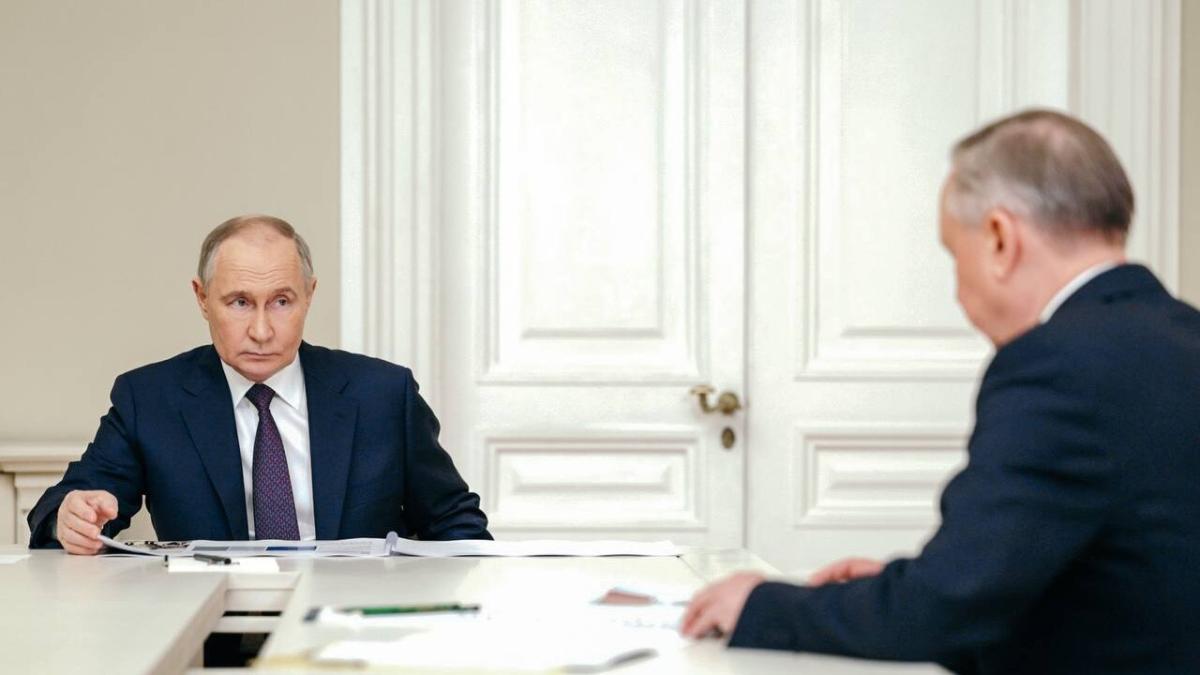 Беглов рассказал, о чем докладывал Путину во время его визита